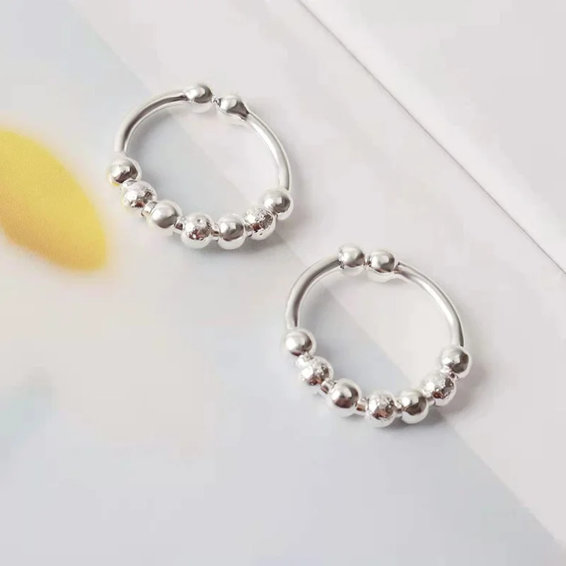 

Модное персонализированное кольцо-Спиннер для тревоги регулируемое кольцо для тревоги Универсальное кольцо для колес