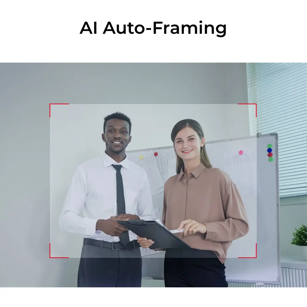 OBSBOT Meet AI-Powered 4K Ultra HD Video Webcam, Video Conference Camera with AI Auto Framing, Calling and Streaming