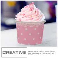 Disposable Ice Cream Paper Bowl Party Ice Cream Cup 2