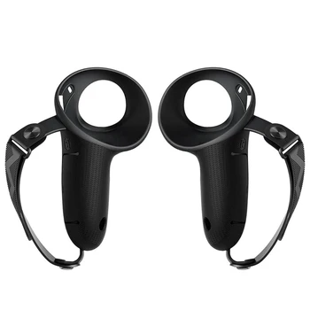 AMVR 실리콘 보호 커버, 너클 스트랩 포함, Oculus Quest 3 컨트롤러 그립 핸들 보호대 VR 액세서리