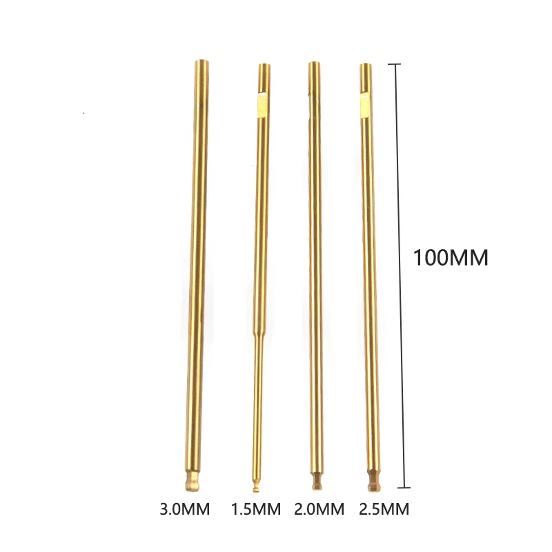 100mm Hex Ball Tip 1.5mm/2mm/2.5mm/3mm Screw Driver Pin multi tool For FPV RC Models Car Boat Airplane Model Tools