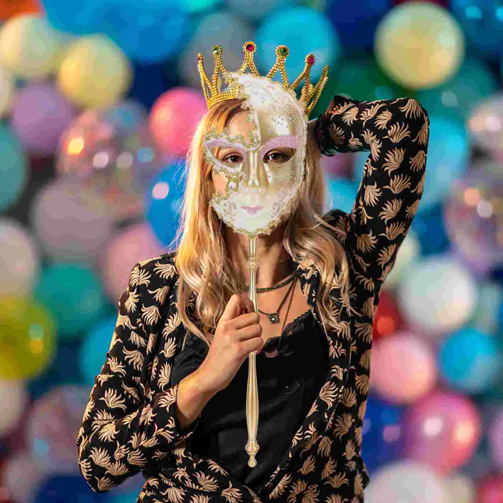 

Masquerade Masquerade Mask Multi-function Venetian Masquerade Mask Party Cosplay Masquerade Mask Party Photo Prop
