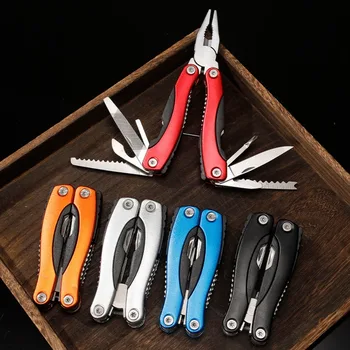 1 Pcs Multi Functional Folding Pliers Combination Multi-purpose Tool Outdoor Portable Pointed Nose Pliers Camping Tool Pliers