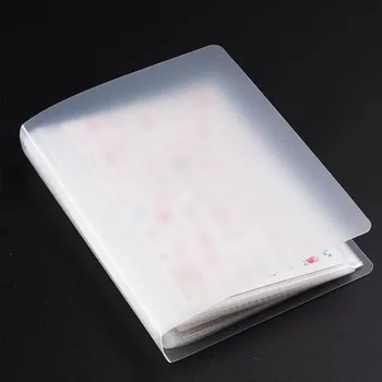 Solid Transparent Sticker Storage Book Large Capacity Blank Page Design Nail Tips Exhibition Photo Album Empty Album 40/80 Slots 1