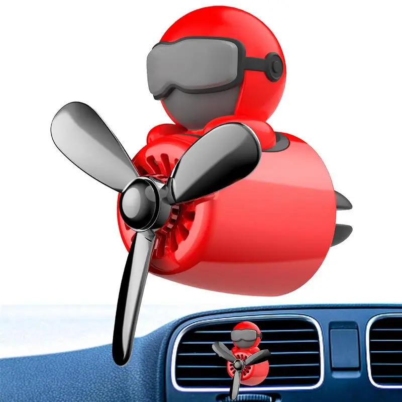 Deodorante Per Auto Simpatico Orso Pilot Vent Clip Diffusore Di Profumo Elica Rotante Presa D'Aria Fragranza Accessori Mobili Per Auto