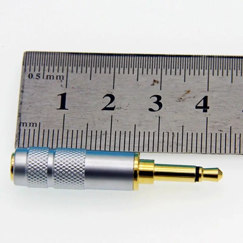 HIFI 순수 구리 3.5mm 모노 남성-3.5 1/8'' 스테레오 여성 오디오 커넥터 어댑터(헤드폰 앰프 스피커 마이크용)