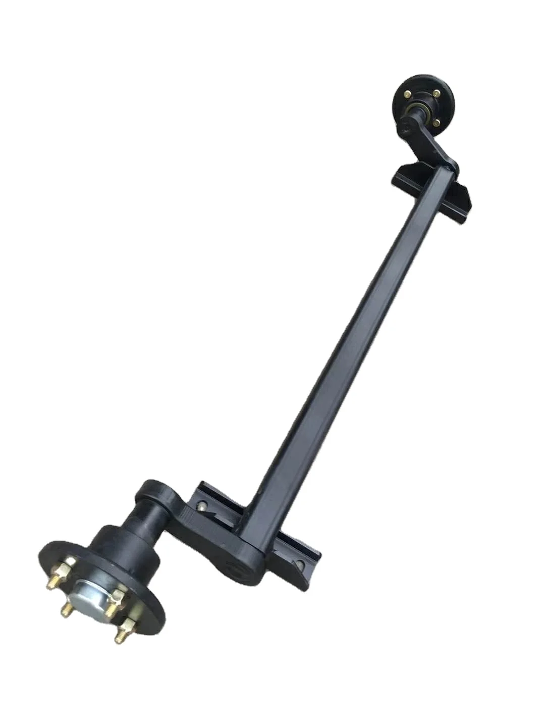 Trailer parts Rubber torsion shaft electromagnetic/mechanical/hydraulic/non brake shaft optional drum or disc