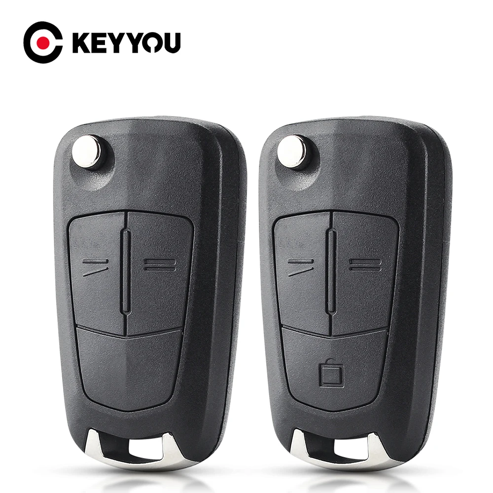 

KEYYOU 10pcs For Vauxhall Opel Astra H Corsa D Vectra C Zafira 2/3BNT Remote Car Key Shell Case Fob HU100 HU43 Blade Flip Key