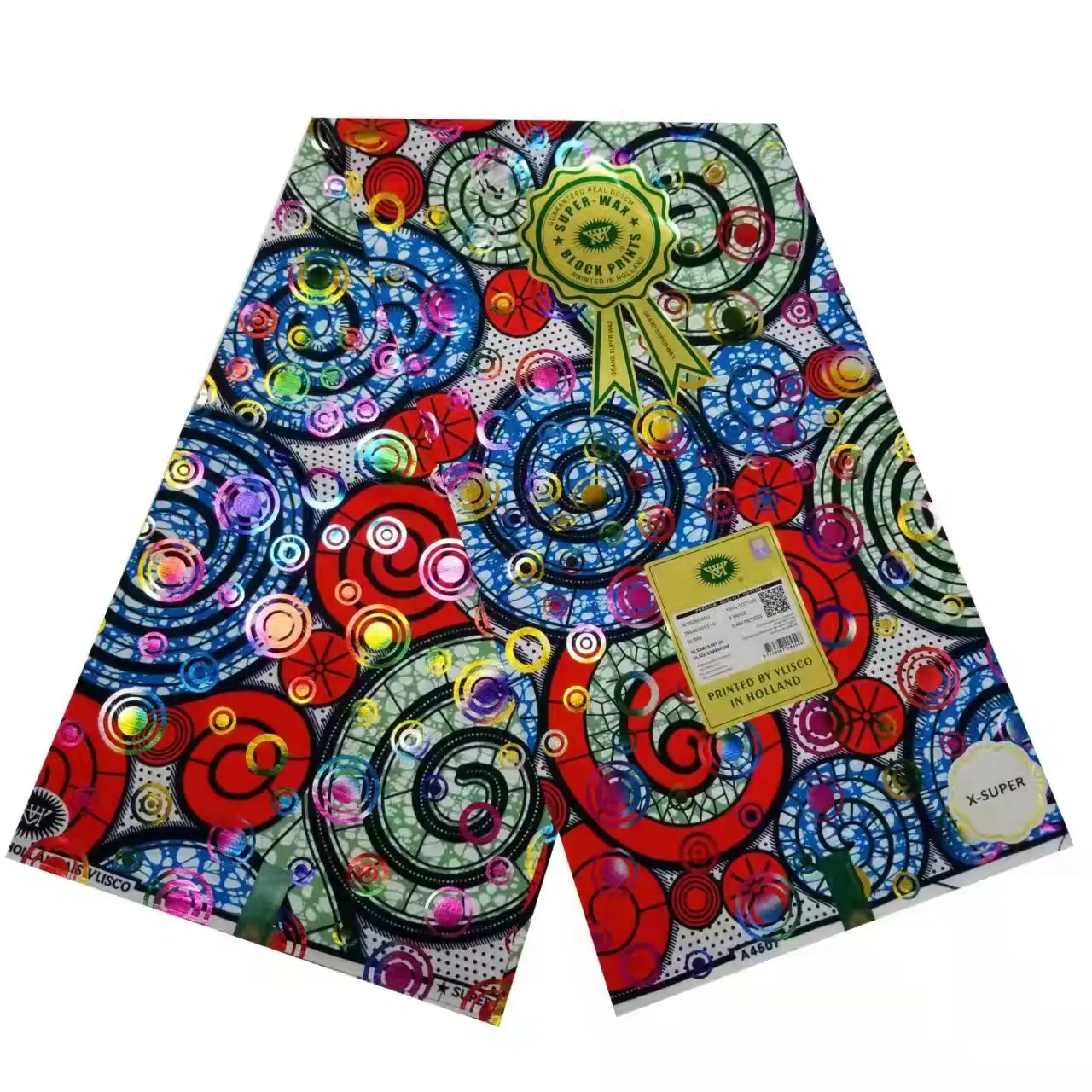 

6 Yards 2022 Cotton African Cerecloth Duplex Printing African Ankara Ethnic Clothing Fabric