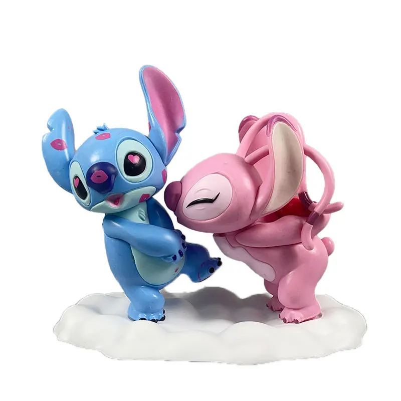 thumbnail image 1 of Lilo Stitch Anime Figure Stitch Anl Lovers Action Figures 1314 Stateu Collection Stitch r ls Toy Girl Holiday Gift, 1 of 5