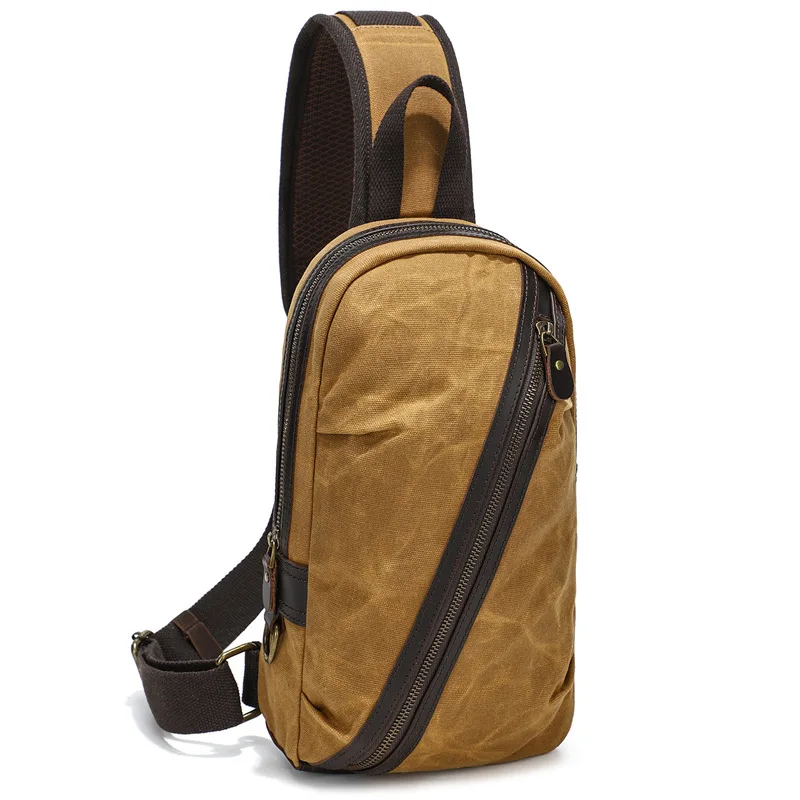 

Fashion Man Canvas Bag Vintage Neews Male Travel Chest Bag Purses and Handbags