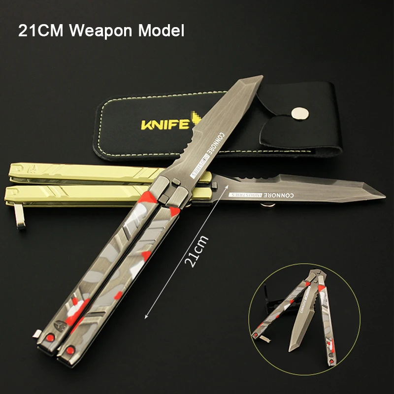 Training Folding Metal Butterfly Knife / Balisong – Caold Technology