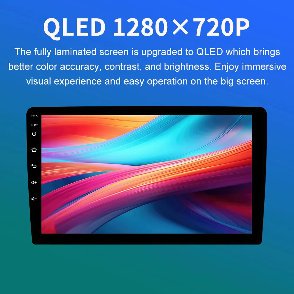 Reproductor Multimedia para Auto Rodetiss de 9 Pulgadas con Android 14 y Pantalla QLED para Renault Duster, Lada Largus, Dacia Duster, GPS, Radio para Auto, Carplay, DSP Inalámbrico 6