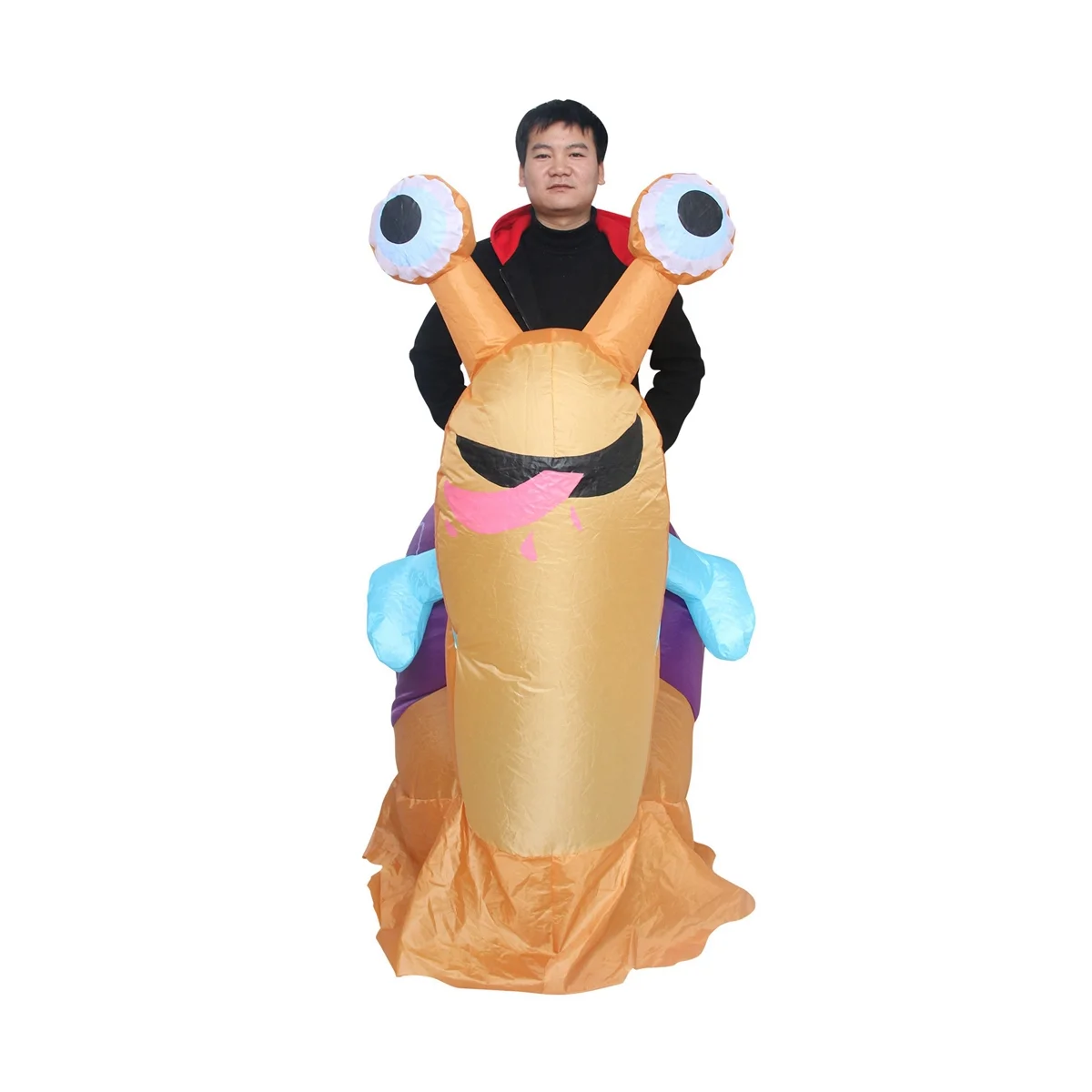 

Simbok Halloween Party Inflatable Costume Cycling Snail Funny Blow Up Suit Party Clothing Fancy Dress for Adult