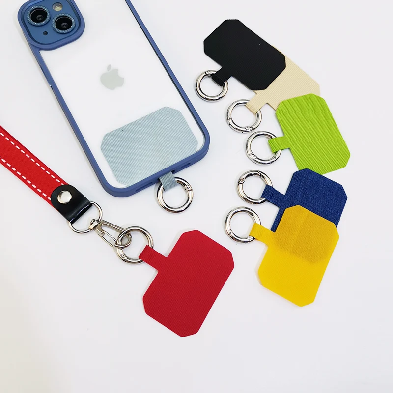 Mobile Phone Lanyard Clip Patch Fixed Metal Clasp Pendant for Iphone  Samsung Anti-lost Durable Universal