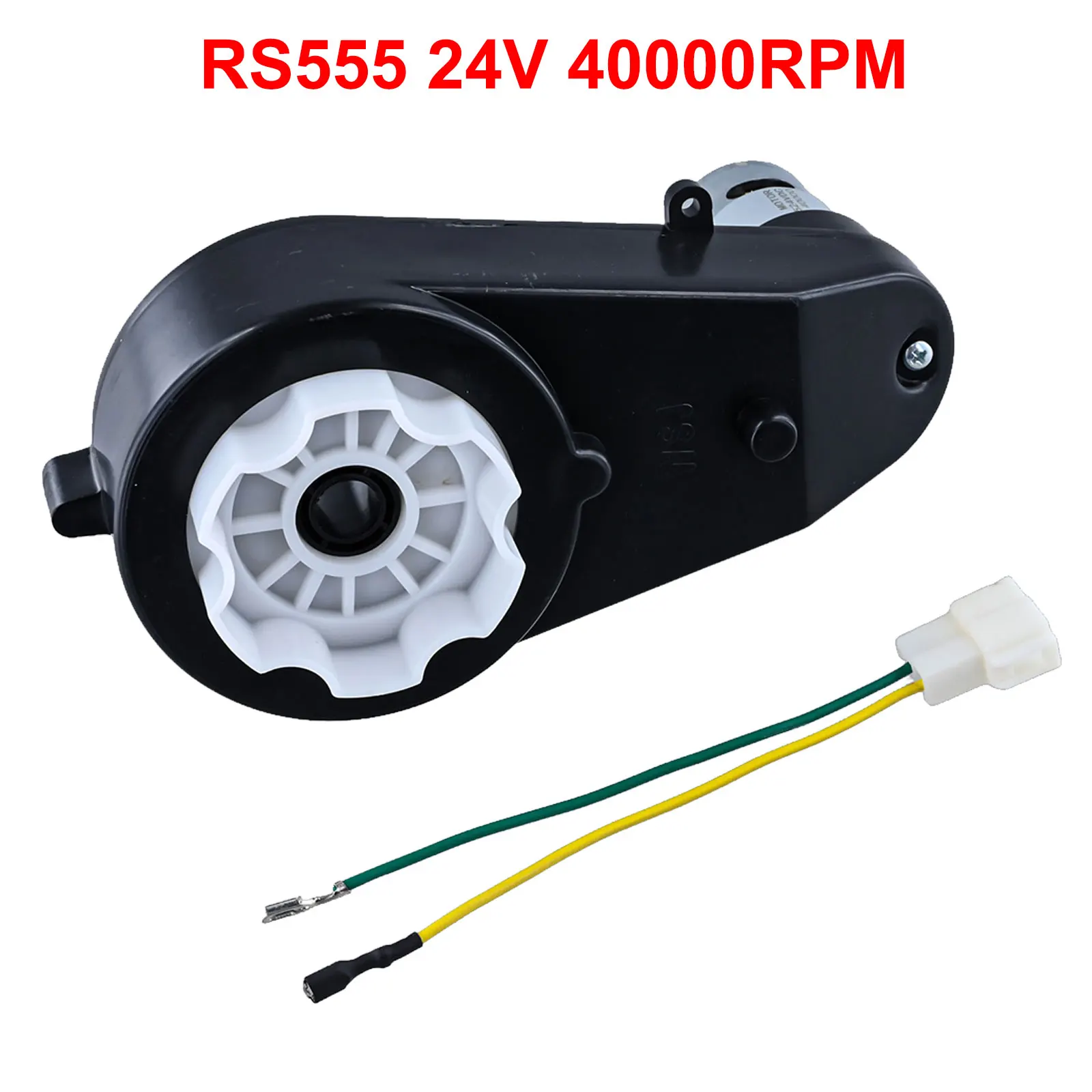 

1pc Kids Electric Ride On Car Electric Gearbox High Torque RS555 24V 40000RPM Drive Engine Replacement For Kids Car Toy Portable