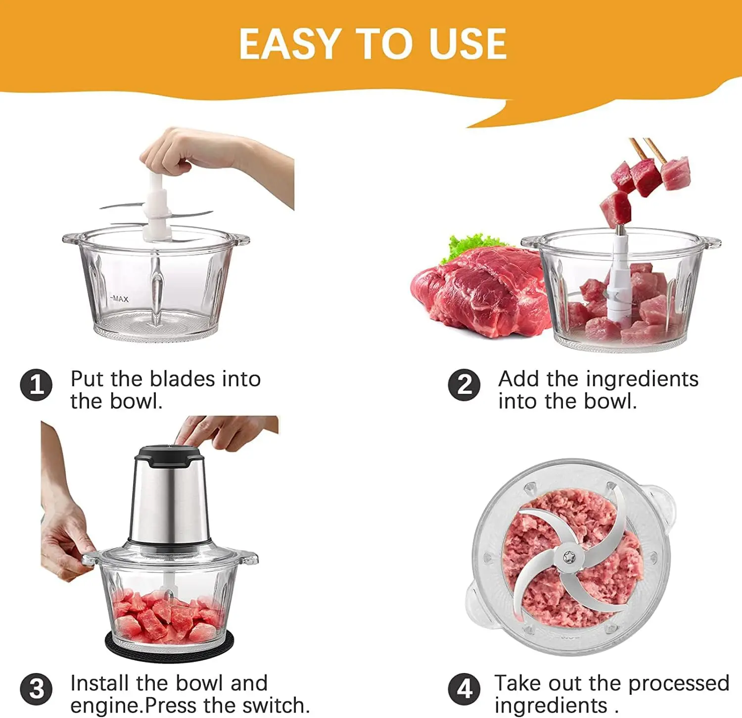 محضر طعام فاخر ٥ لتر ستانلس ستيل