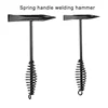 Derusting Welding Slag Hammer High Carbon Steel Spring Handle Welder Hammers Electrician's Hammer Welding Slag Chipping Hammer 3