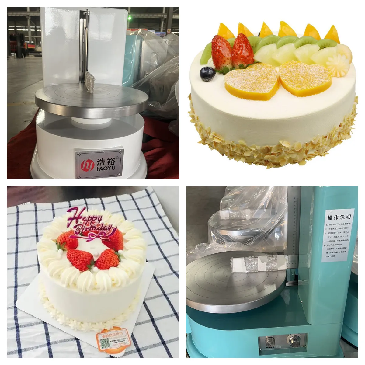

Cake Plastering Cream Coating Filling Machine Birthday Cake Cream Icing Coating Maker Cakes Cream Butter Decorating Equipment