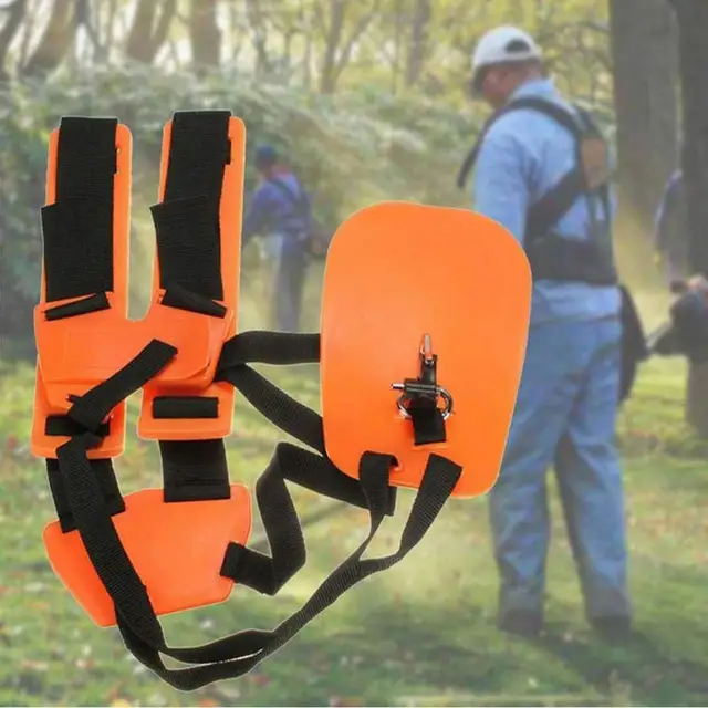 Kettős Váll W-Alakú Heveder Kényelmes Munkaerő-Takarítás Trimmer Párnázott Öv A Kefe Vágóvágó Kerti Metszőhöz - Image 4