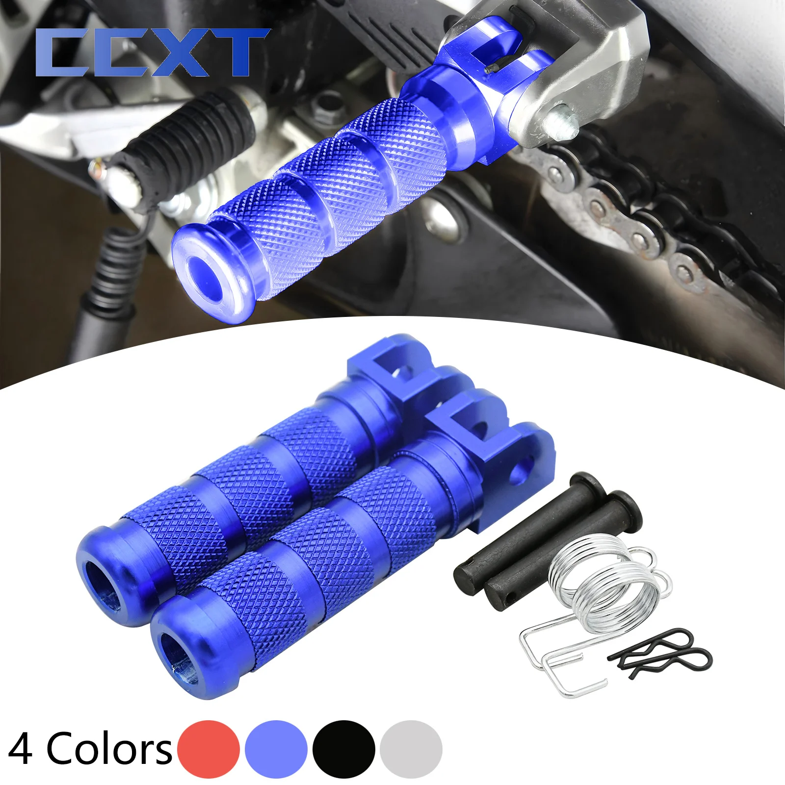 Motorcycle Pedal Foot Pegs FootRest Footpegs Motorcycle Accessories Motorcycle Foot Pedals Motorcycle Footrests Honda Kawasaki Yamaha Suzuki GSX S750 S1000 S1000F 250R R600 R750 R1000 250S
