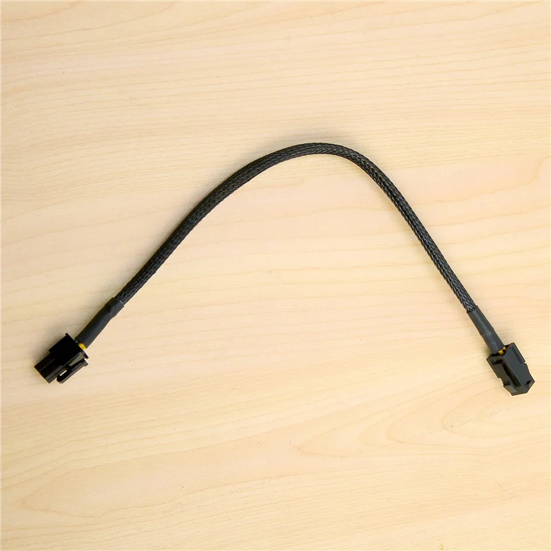 Cavo Prolunga Alimentatore 4 Pin Maschio A 4 Pin Femmina – 12V ATX P4 – 20 Cm – Nero – Nuovo