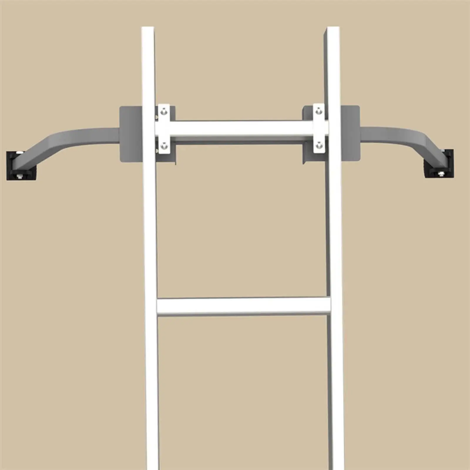 Ladder Stabilizer with End Caps Sturdy Heavy Duty Portable Extension