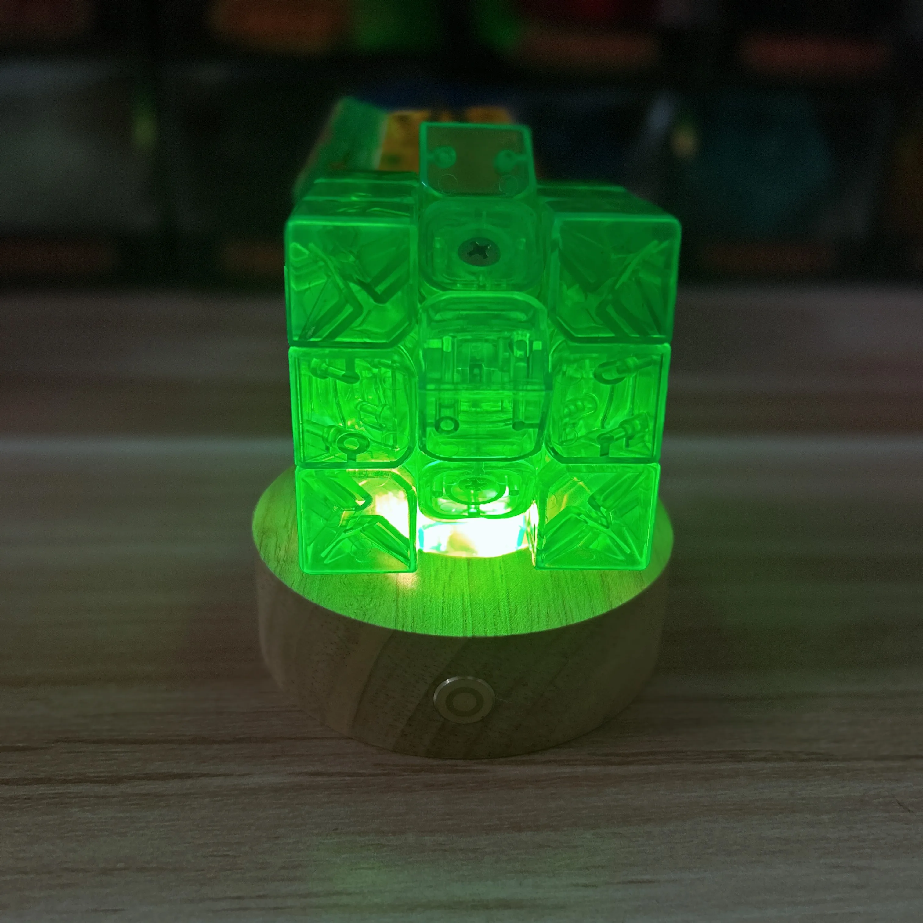 Moyu Limited Edition 3x3 Cube Pocket Cube Green Transparent Speed 3x3x3 Magic Cube Collection Profession Cube Education Toys 2