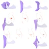 9Pcs Bikini Privates Shaving Stencil Set Female Pubic Hair Trimmer Shaver 3