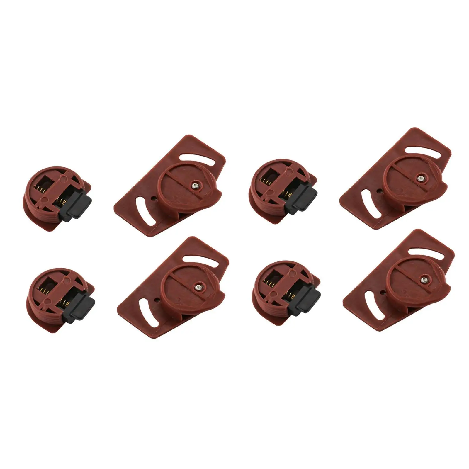 Wardrobe Sliding Door Roller High Reliability Versatile 4 Set for Wardrobe