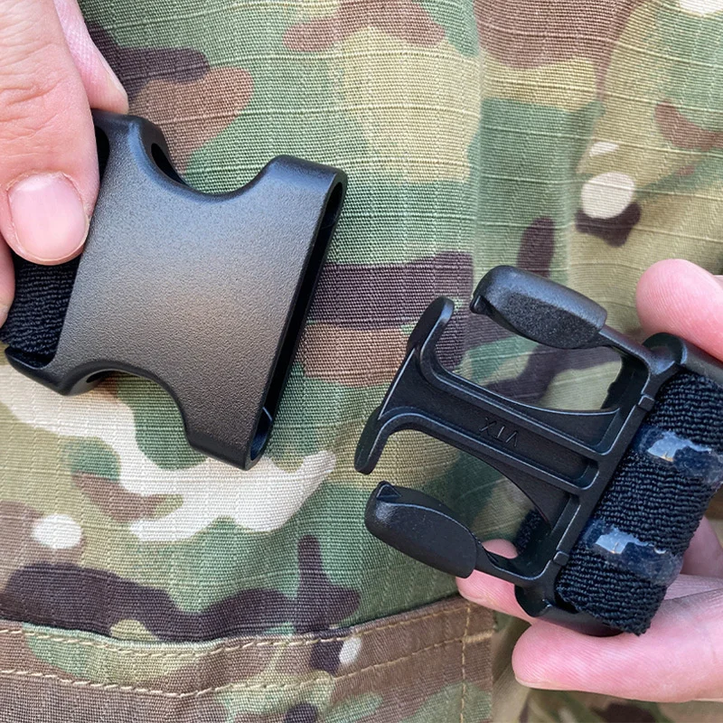 Taktische Oberschenkel Drop Bein Holster Ersatz Pistole Strap Silikon Non-slip Neopren Nylon Für QLS 19 22 G17 M9 zubehör – Detail 11