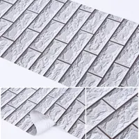 3D silver grey brick