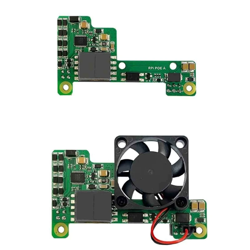 

OFBK PoE HAT for Raspberry 4 Type B and 3 B+, with cooling fan and rack-mounted