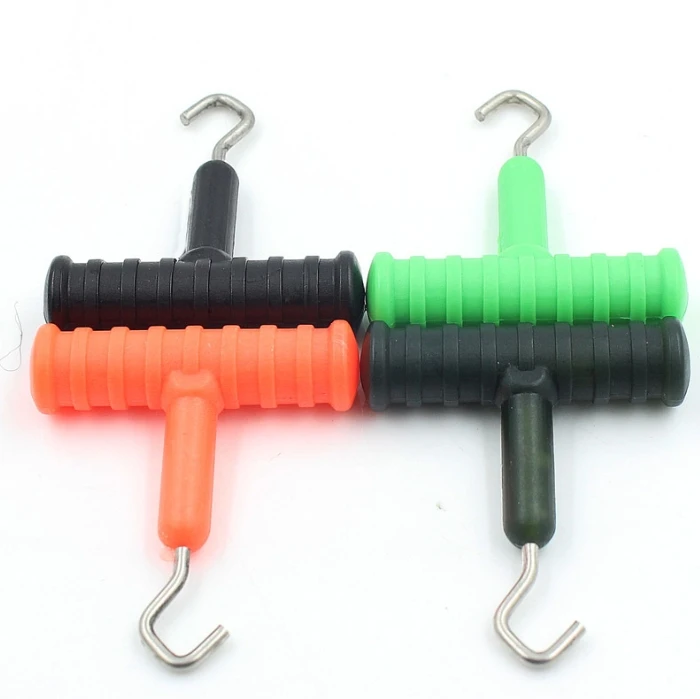 2 stücke Karpfen Angeln Werkzeuge Haar Rig, Der Puller Knoten Werkzeug Für Angeln Hooklink Knoten Ausrüstung Mit Haken Zubehör Tackle
