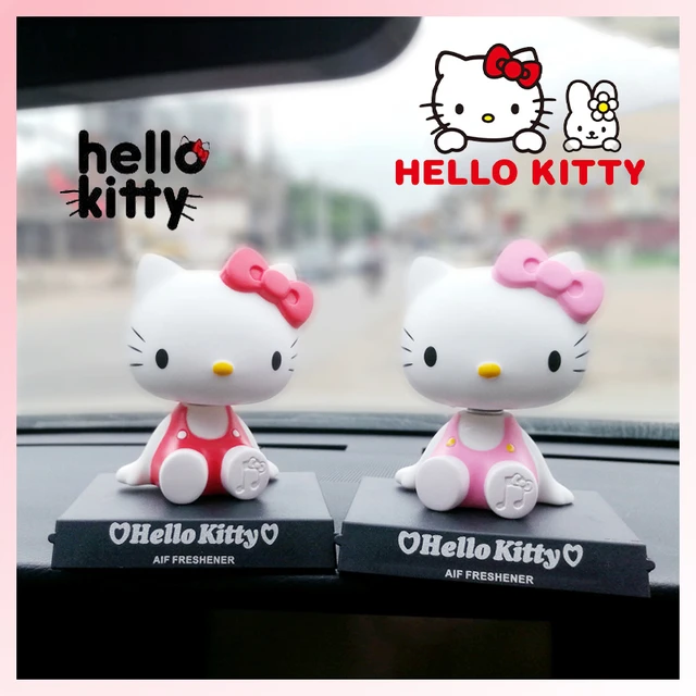 Nette Hallo Kitty Auto Zubehör Schütteln Kopf Puppe Auto Ornamente Cartoon  Animation Nette Raum Dekoration Lieferungen kinder Spielzeug - AliExpress