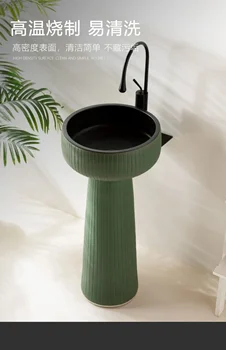 อ่างเซรามิกกลางแจ้งที่ทันสมัยย้อนยุคใหม่, อ่างล้างหน้าอ่างล้างจานเดี่ยว, อ่างล้างหน้า, อ่างล้างจานห้องน้ํา GN810TB 2