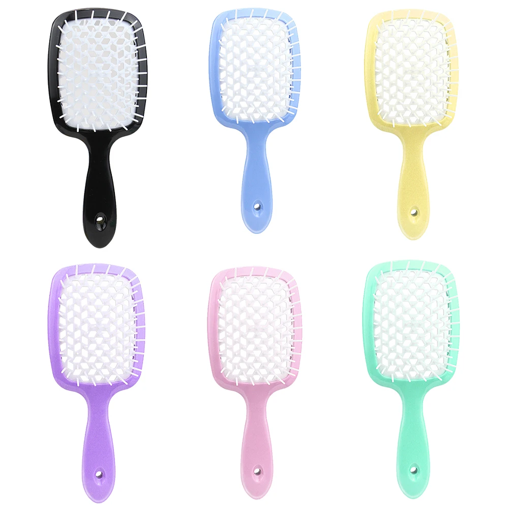 Hair Detangling Styling Combs Hollow Scalp Massage Comb Hairdressing
