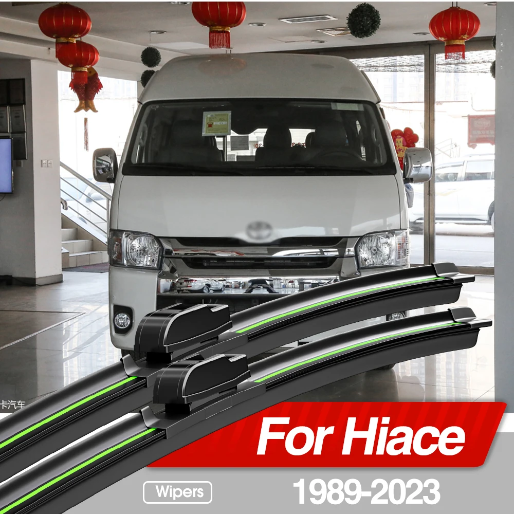 For Toyota Hiace 19892023 Front Windshield Wiper Blades 2pcs