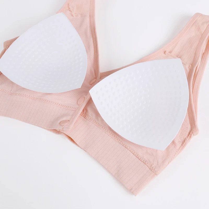 Soft Breastfeeding Bra 3D Structure Support Seamless Pregnant Women Sleeping Bra Maternity Underwear Wireless Gather Nursing Bra 6