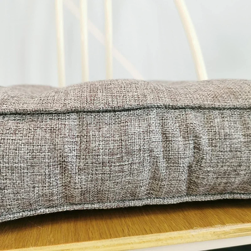 Thickened Solid Seat Cushion Square Cushion Cotton For Office Use Household Or Car Garden Sunlight Lounge Seat Cushion 3