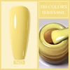 Arte Clavo Red Glitter Gel Nail Polish Yellow Holographic Spring Sparkling Sequin Gel Varnishes Soak Off UV LED Varnish Nail Art 1