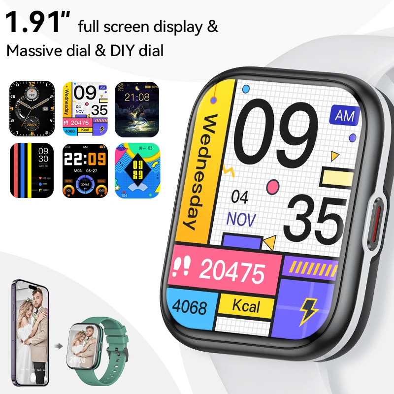 The LIGE NFC Smart Watch is a versatile wearable designed for both men and women. With Bluetooth calling capabilities, it enables seamless connectivity with your smartphone for calls and notifications 2
