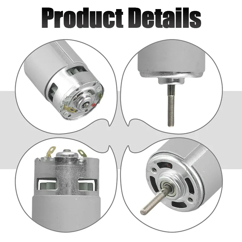 Piezas de herramientas eléctricas, accesorios de mantenimiento RS755 DC 21V, Rotor de Motor de eje largo, cortacésped, r