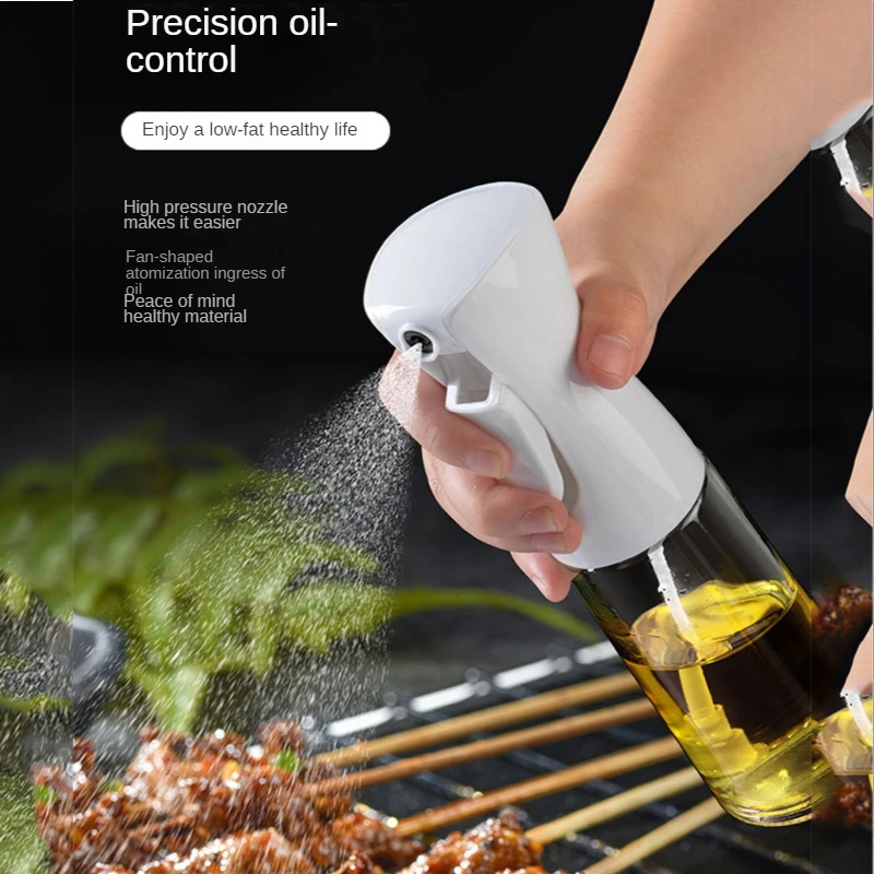 

200ML Oil Spray Bottle Kitchen Cooking Olive Oil Sprayer Bottle Dispenser Camping Picnic Barbecue Baking Kitchen Containers Too