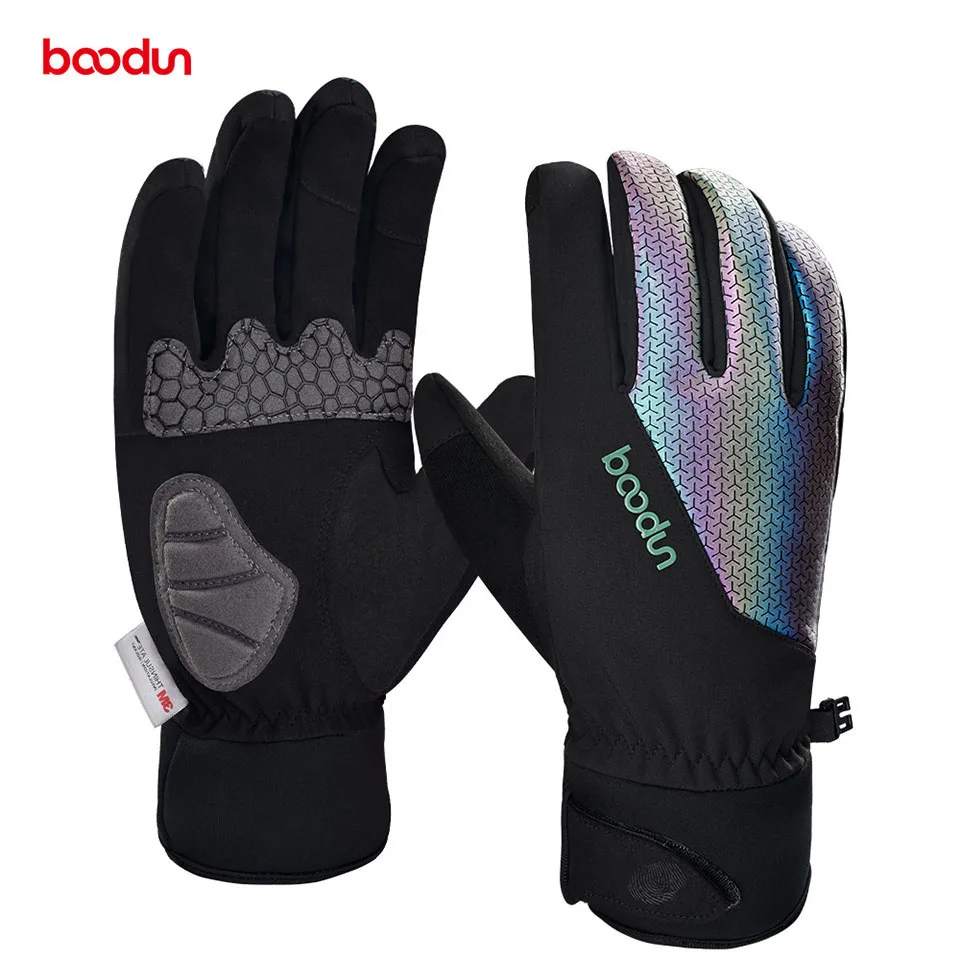 

Boodun Winter Gloves Thermal Ski Gloves Men Women Fleece Warm Snowboard Snow Gloves Waterproof Touch Screen Snow Glove