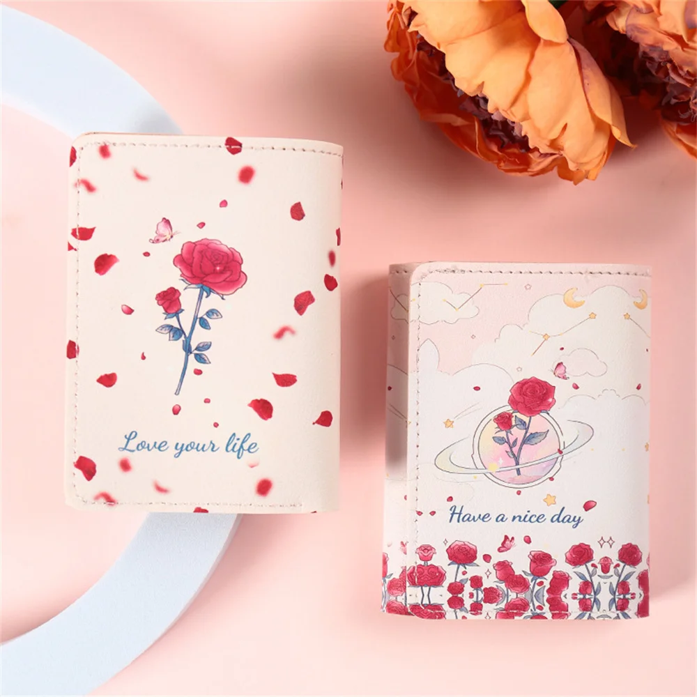 Mini Leather Women Small Wallets Money Bags Short Purse Women's Student Card Holder Girl ID Bag Business Card Holder Coin Purse