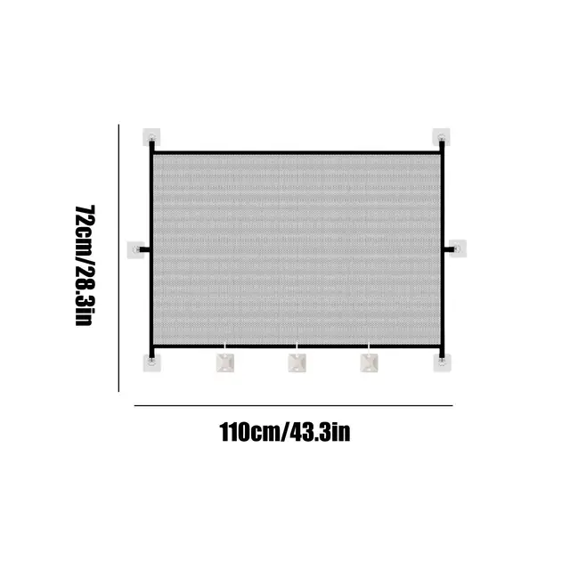 Cat Gate Doorway Gates for Pets Safety Folding Mesh Animals Fence Childproofing for Kitten Bunny Toddler Kitchen Living Room 6