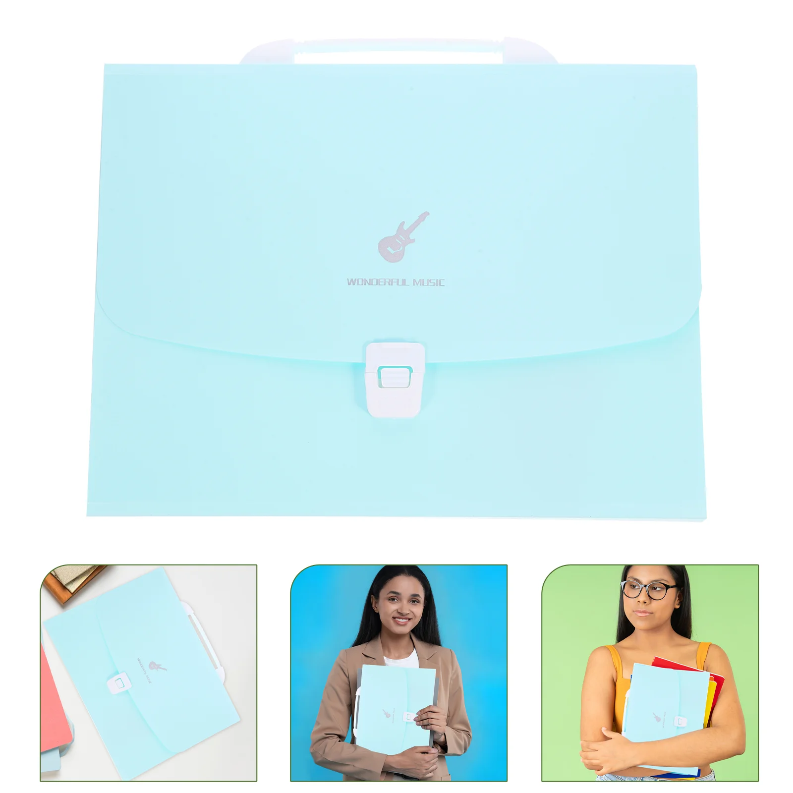 Organ Bag Document Accordion File Folders Large Capacity Organizer Money Envelopes Holder Wallet