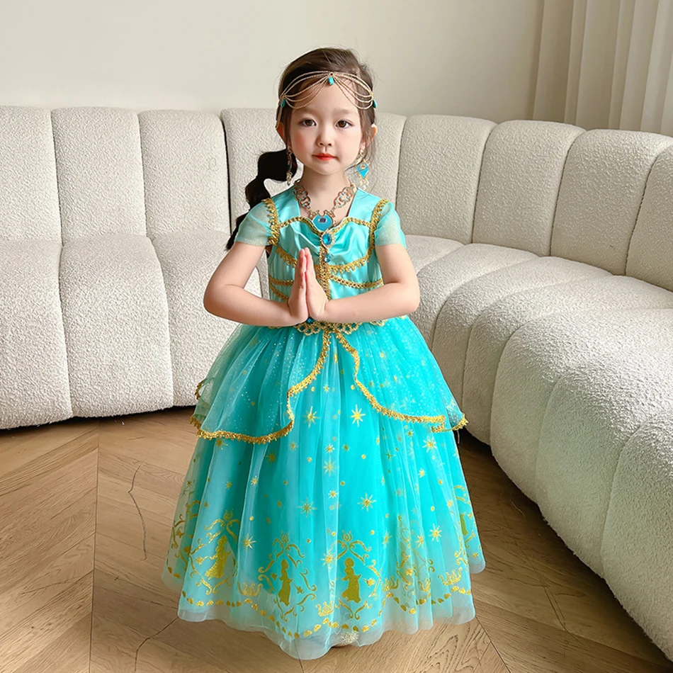 SDJMa Toddler Girls Solid Color Retro 3D Flowers Short Sleeve Birthday  Party Gown Kids Dresses - Walmart.com