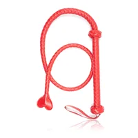 PU Leather Horse Whip With Lashing Handle Paddle Scattered Whip for Horse Training Crop Whip 1.3M new 2